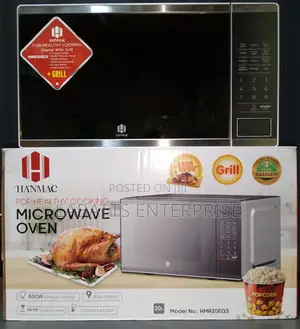 Silver Hanmac 20ltrs Digital Plus Grill Microwave (3 Years Warranty)
