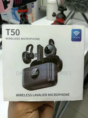T50 Wireless Lavalier Digital 2.4g Wireless Microphone 2-in-1,