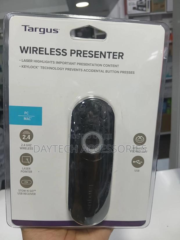 Targus Laser Presentation Remote With Keylock 2.4ghz Wireless - Black - thumbnail 2