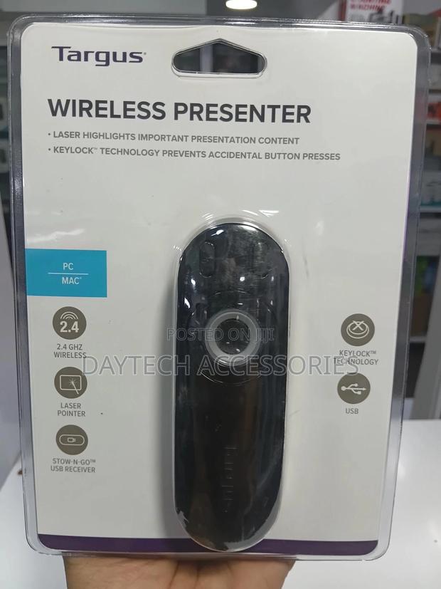 Targus Laser Presentation Remote With Keylock 2.4ghz Wireless - Black - thumbnail 4