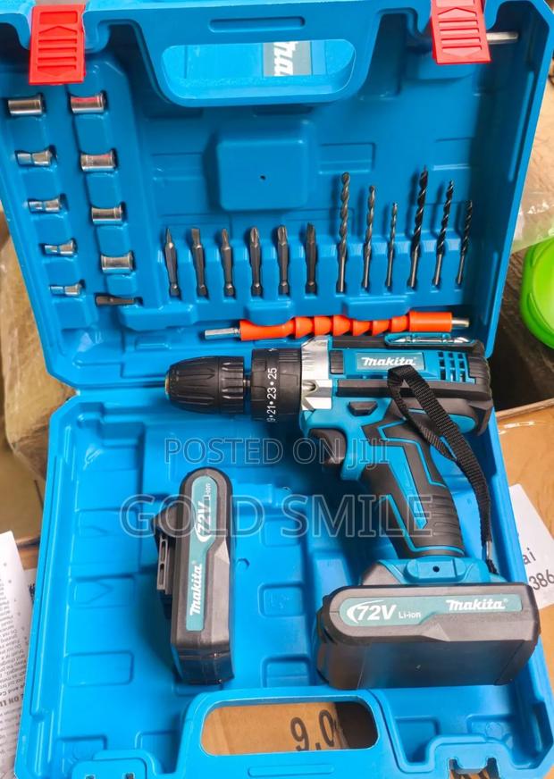 Makita Cordless Drill Set/72v Rechargeable Drill Set Machine