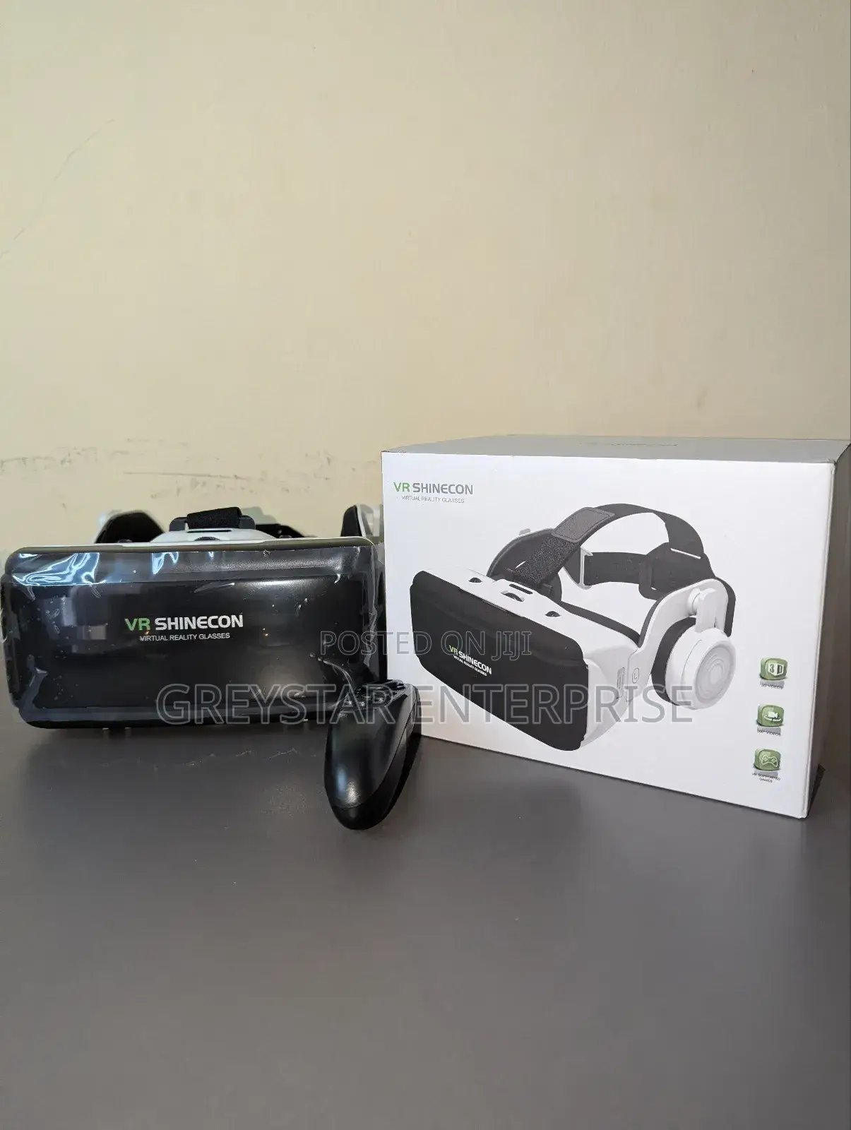 Android Virtual Reality Glasses With Headphones and Controller Vr Box