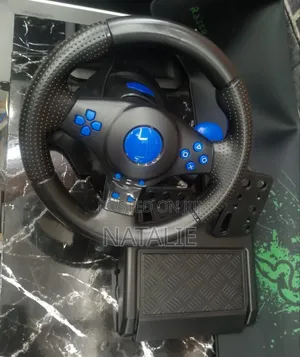 Gaming Racing Wheel With Pedals