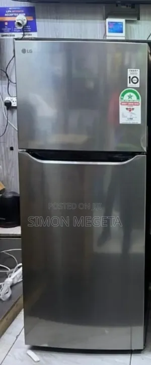 Lg 234l Double Door No Frost,Top Mount Freezer, Elegant Silver Finish.