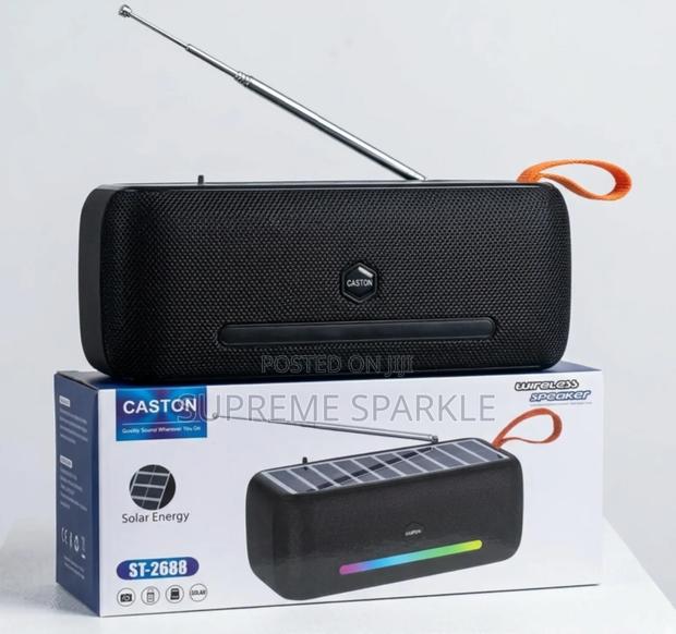Caston St-2688 Wireless Speaker. Solar Rechargeable Radio