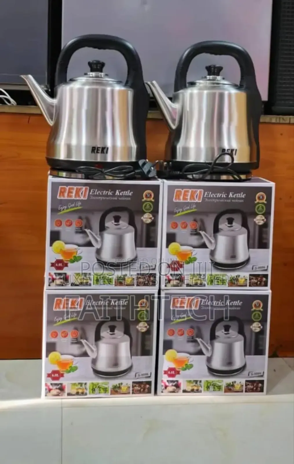 *Reki Electric Kettle With a Large 6-Liter Capacity