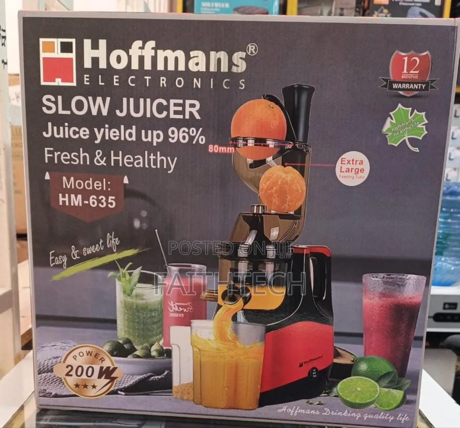 *Hoffmans Hm-635 Electronic Slow Juicer
