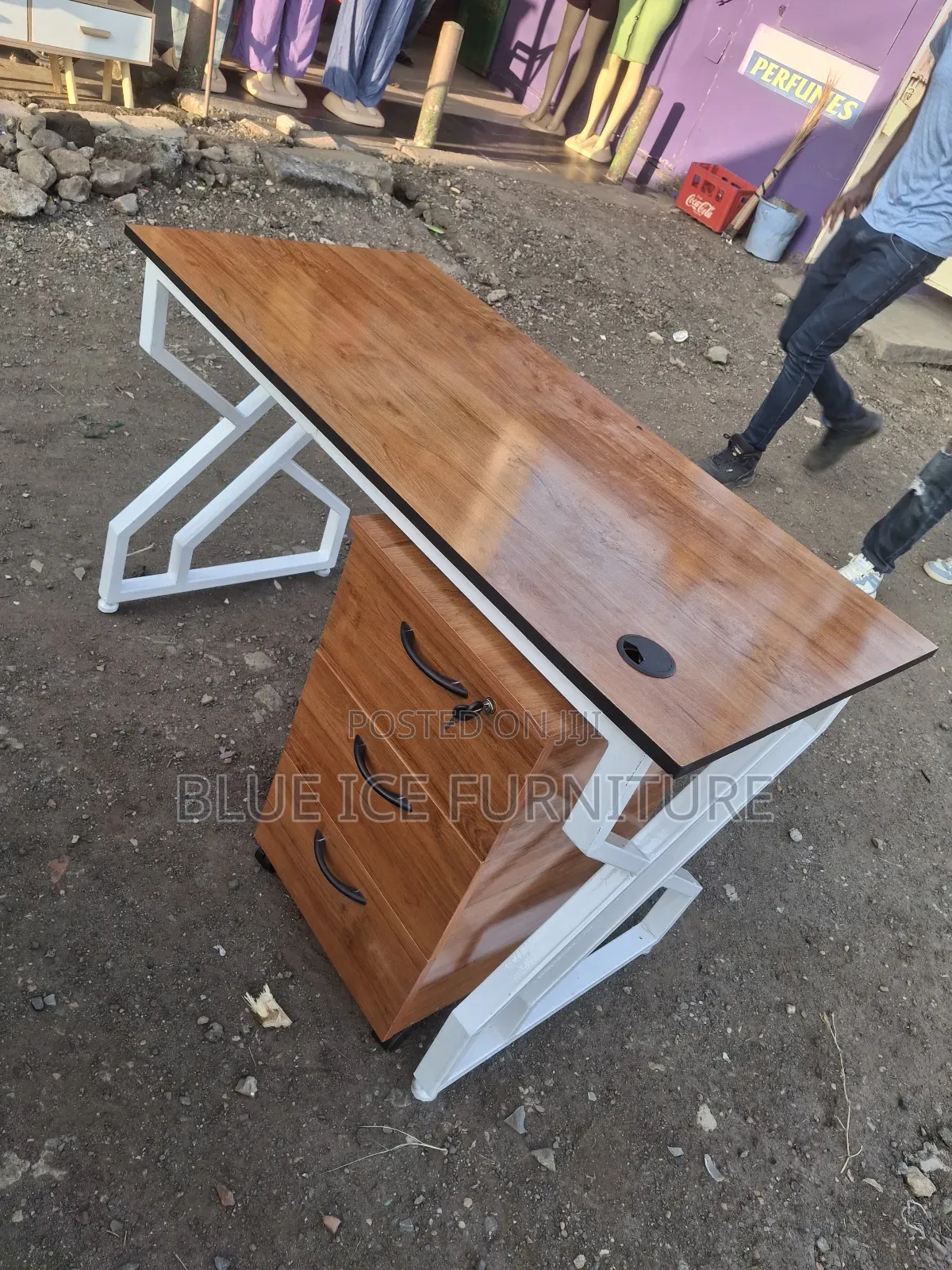 Compact Office Table With Storage