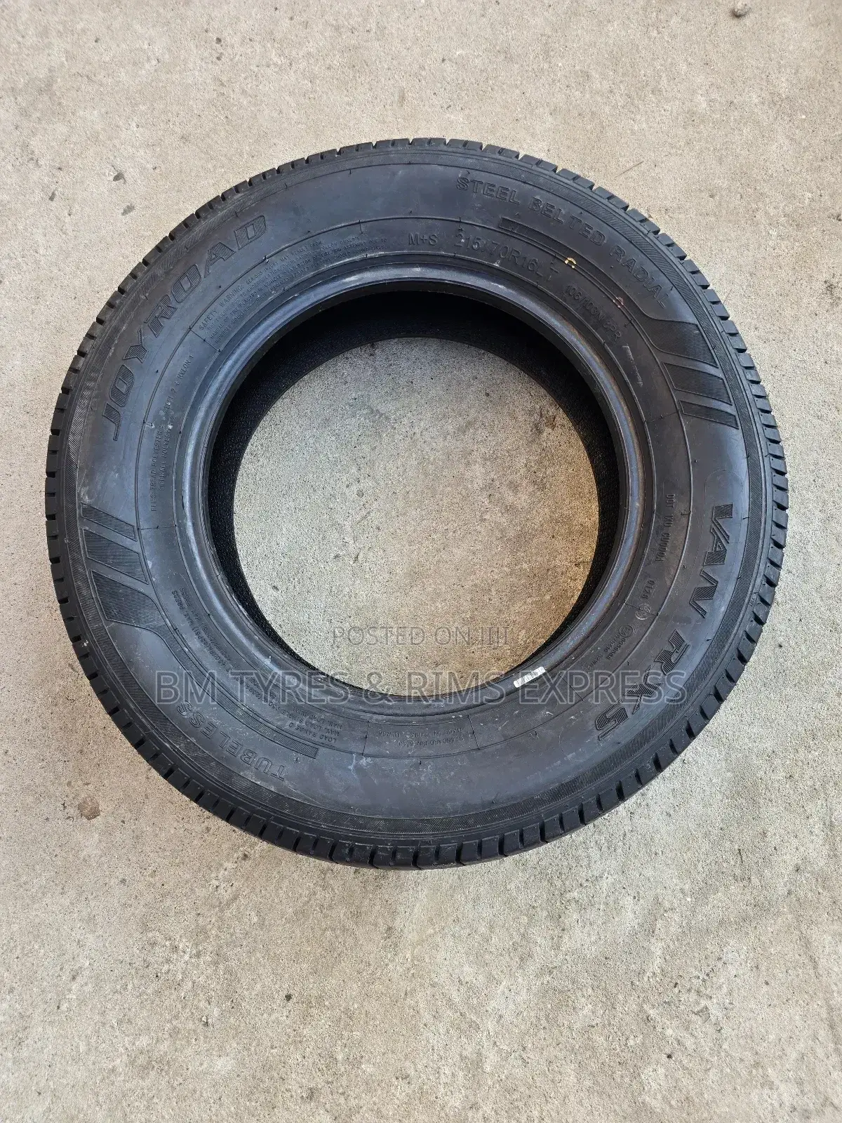 215 /70 R16lt Joyroad Tyres (New Technology)