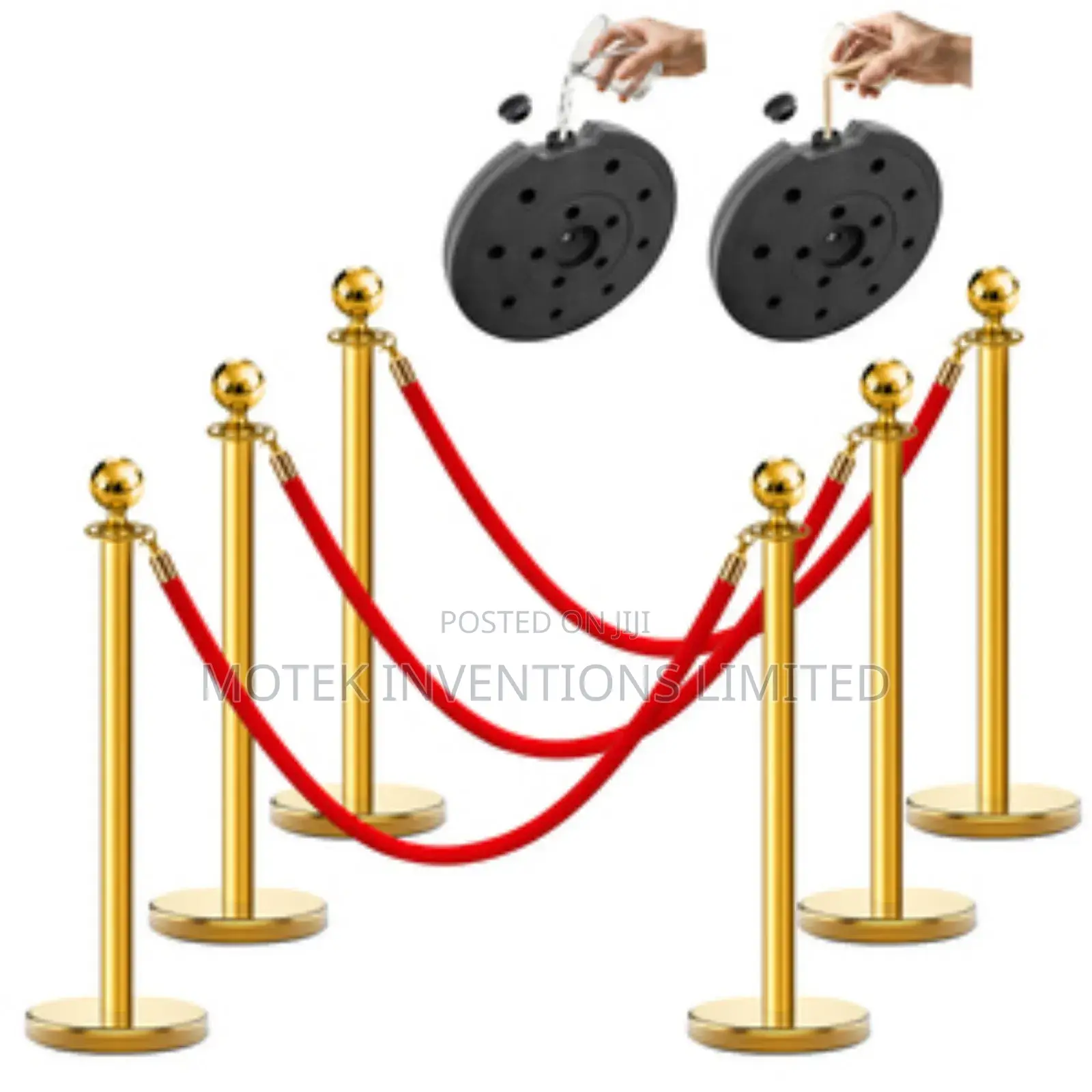 Queue Stands 1 Pair (2pcs) With a Robe