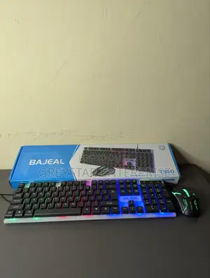 Wired RGB Backlit Gaming Keyboard and Mouse Set Led Backlit Gaming Set