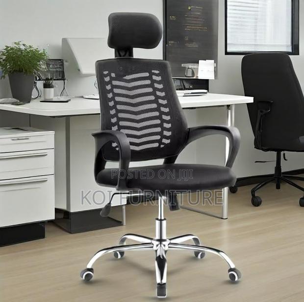 Office Chairs; Swivel Headrest Ergonomic Office Seat