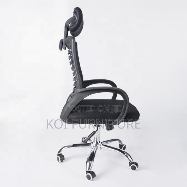 Office Chairs; Swivel Headrest Ergonomic Office Seat - thumbnail 6
