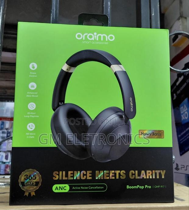 Boompop Pro Over-Ear Wireless Headphone-Active Noise Cancellation. - thumbnail 3