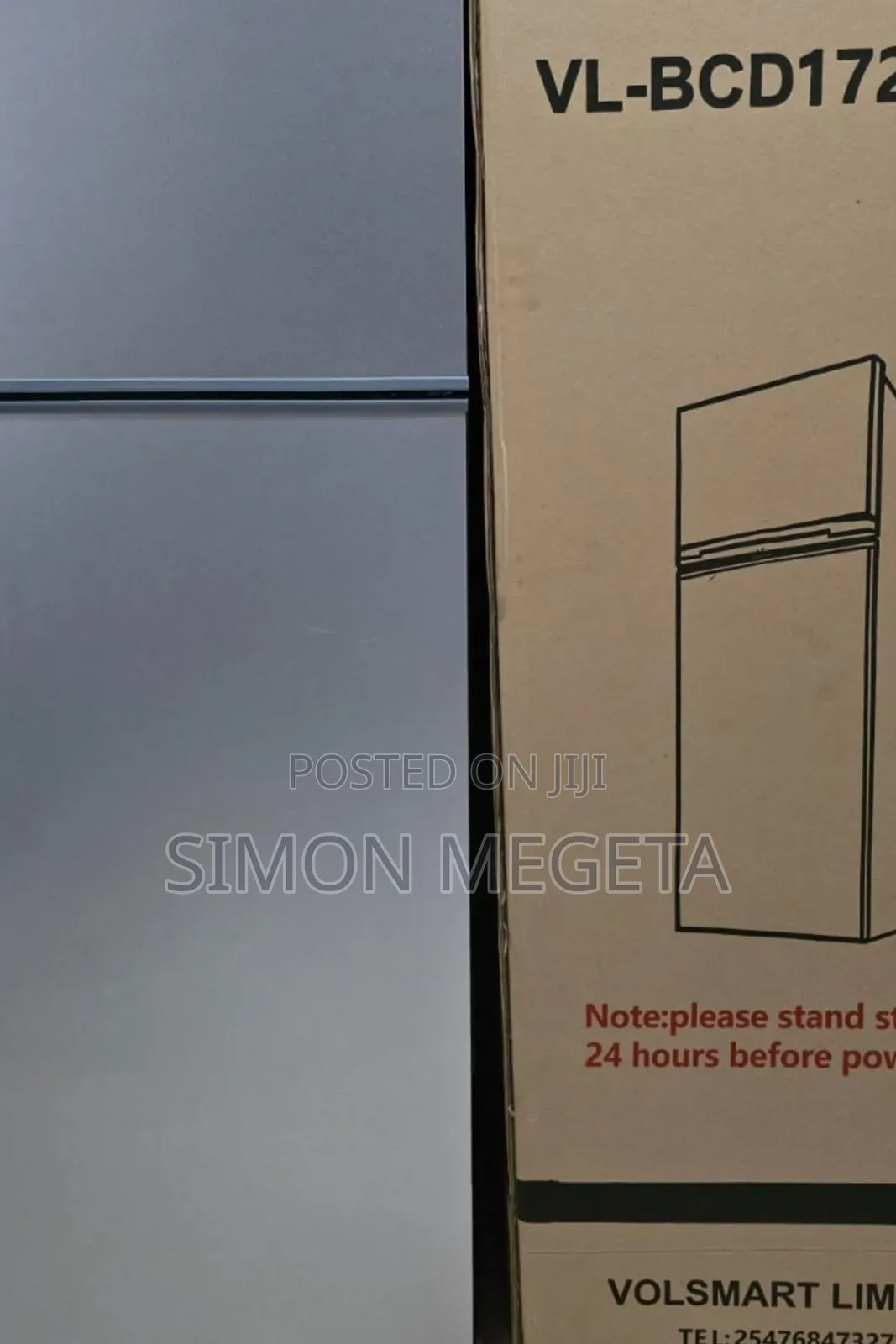 Volsmart 138l Double Door Fridge – Perfect Size for Your Kitchen.