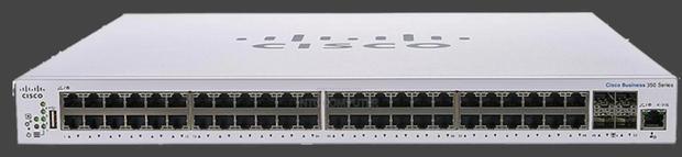 Cisco Business Cbs350-48p-4g 48-Port Gigabit Poe Managed Networkswitch - main view