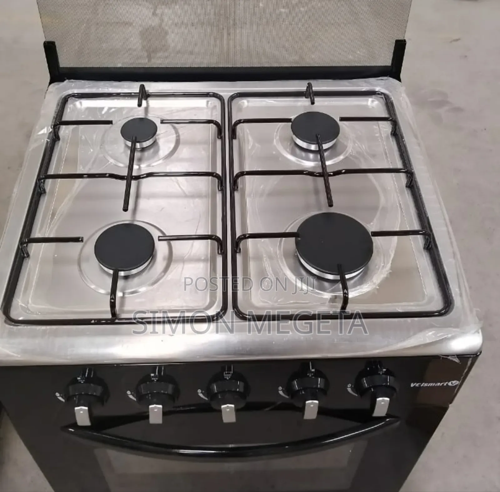 Volsmart 50×55 Full Gas Jet Standing Cooker – Powerful Cooking.