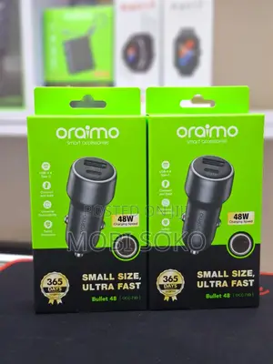 Oraimo Bullet 48 48w Car Charger