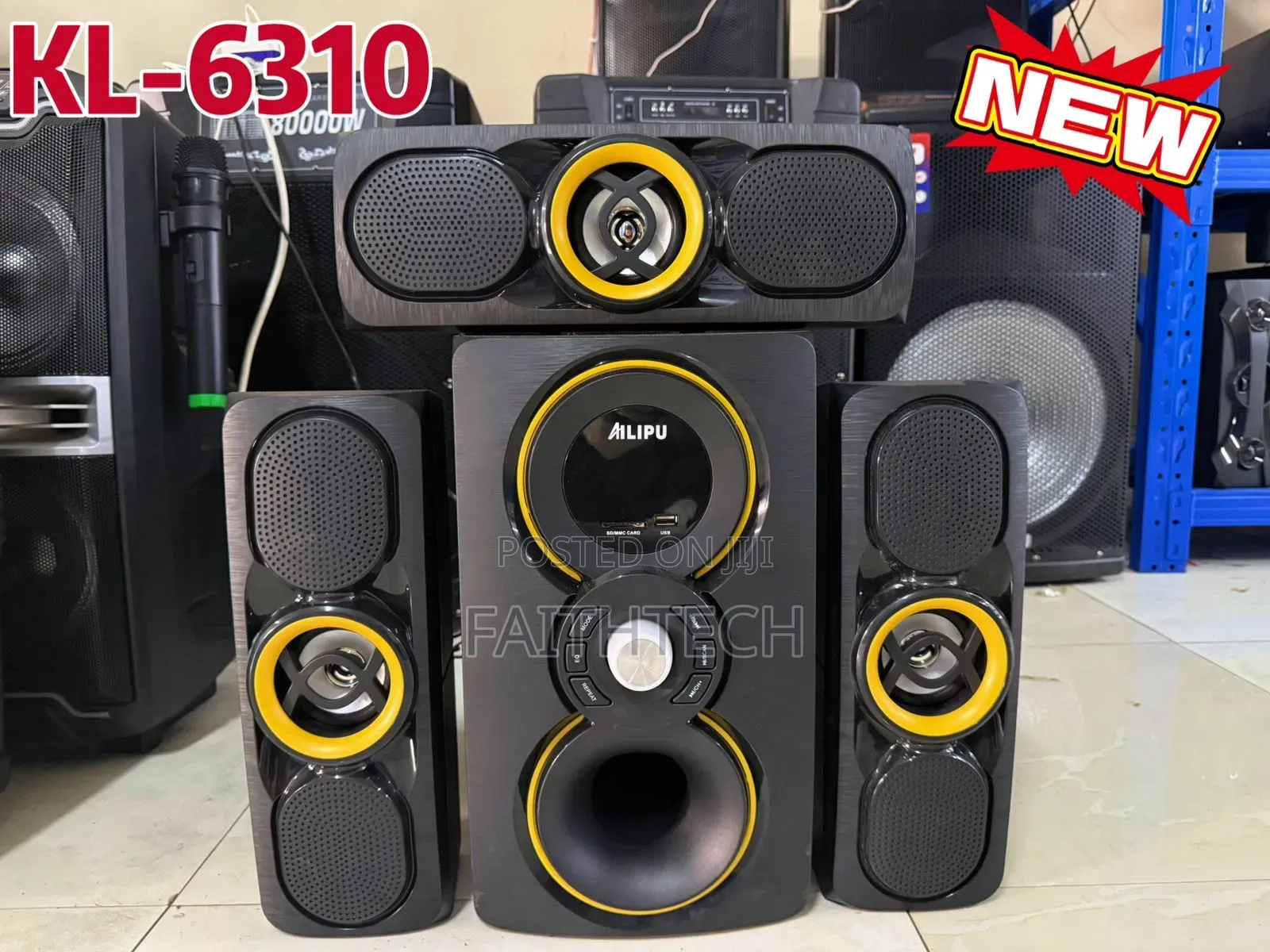 *Ailipu Kl-6310ad 3.1-Channel Multimedia Speaker System.