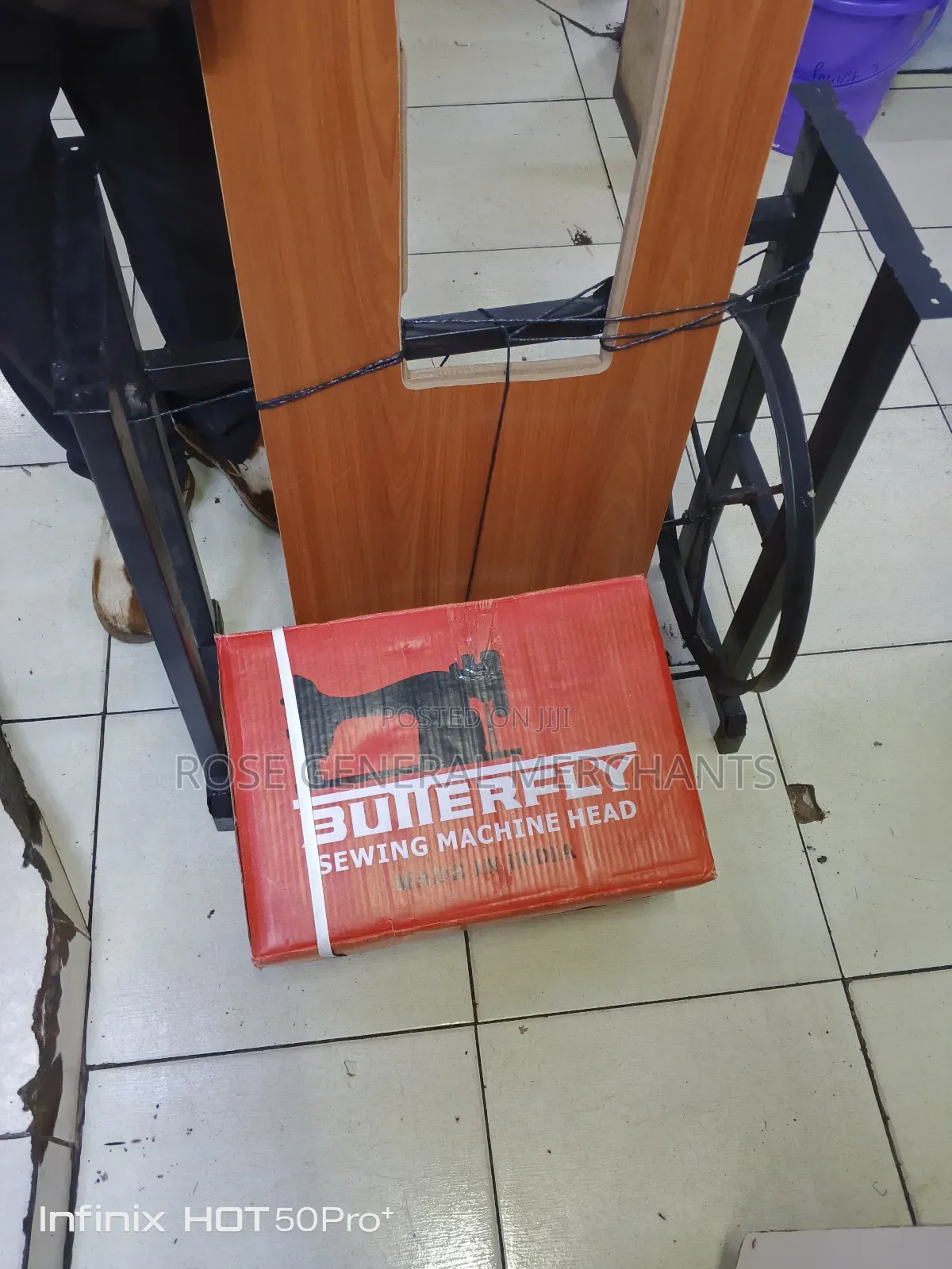 Butterfly Sewing Machine and Local Table
