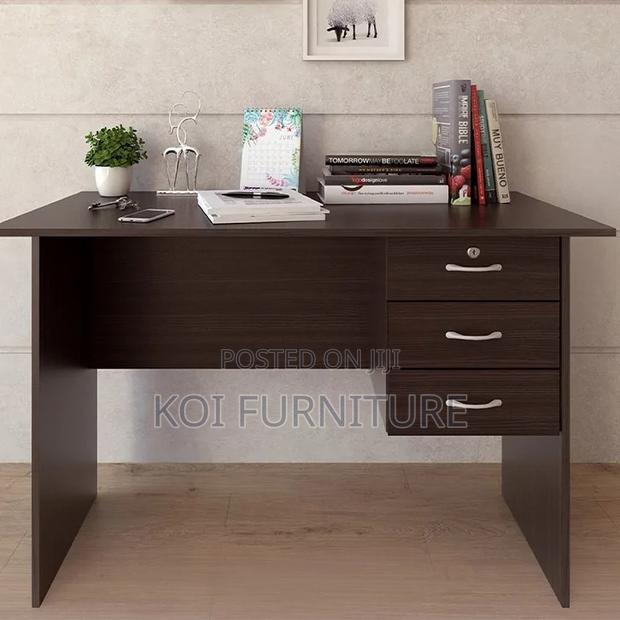 Office Desk; 1.2 Meters Brown Home Office Study Desk