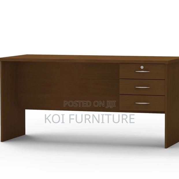 Office Desk; 1.2 Meters Brown Home Office Study Desk - thumbnail 6