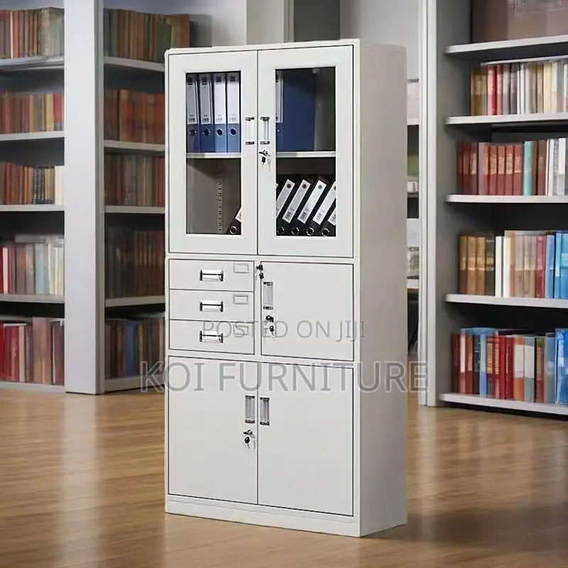 Office Cabinet; Grey Steel Executive Office Cabinet for Managements