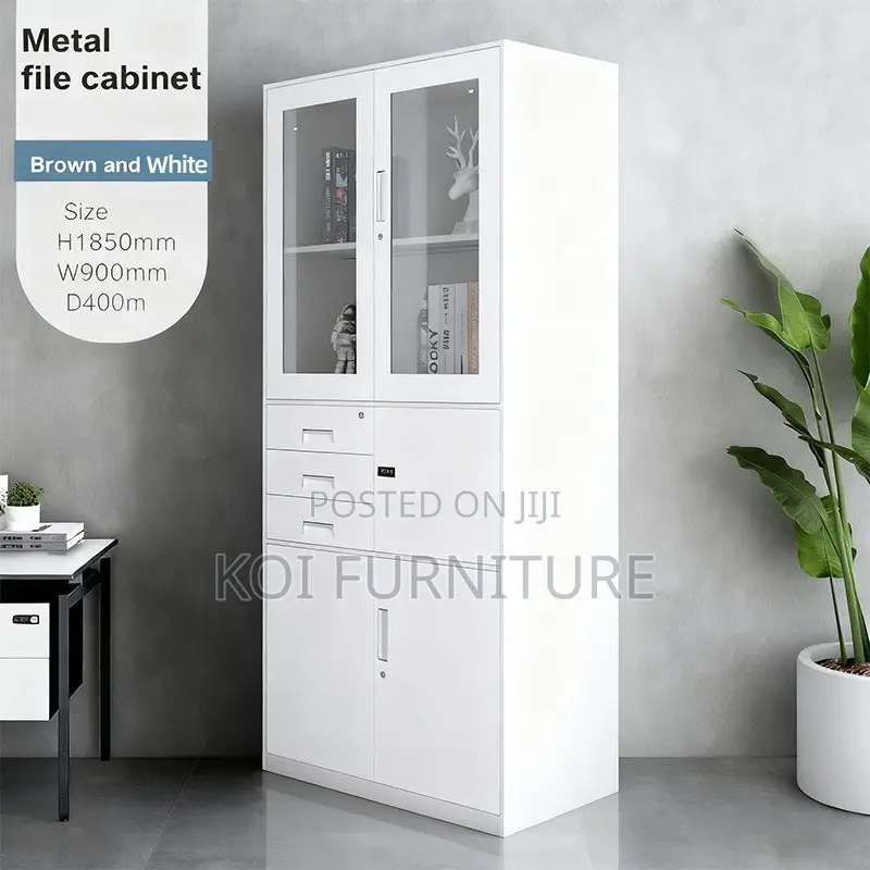 Office Cabinet; Grey Steel Executive Office Cabinet for Managements