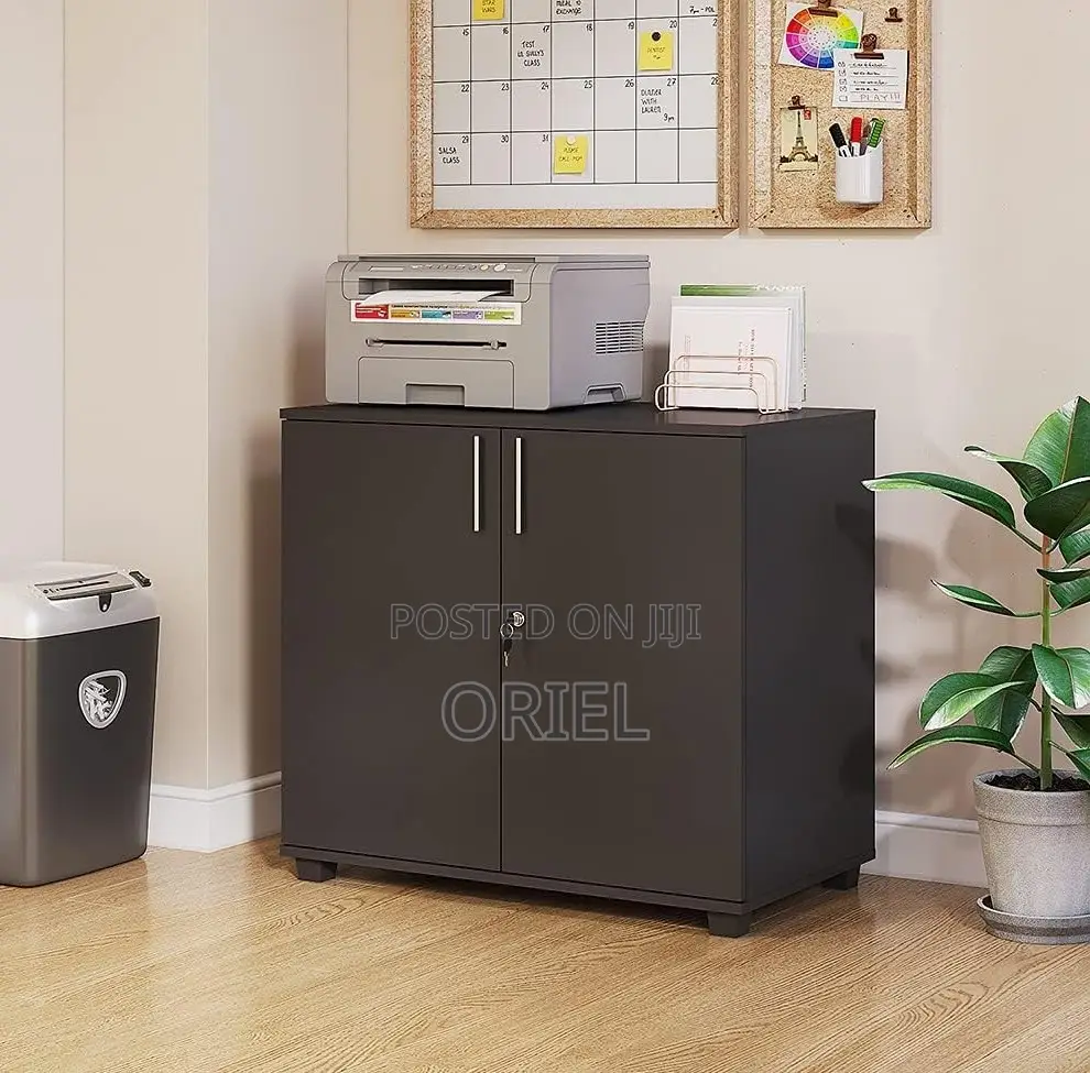 Office Cabinets: Wooden Filing and Storage Credenza Cabinet