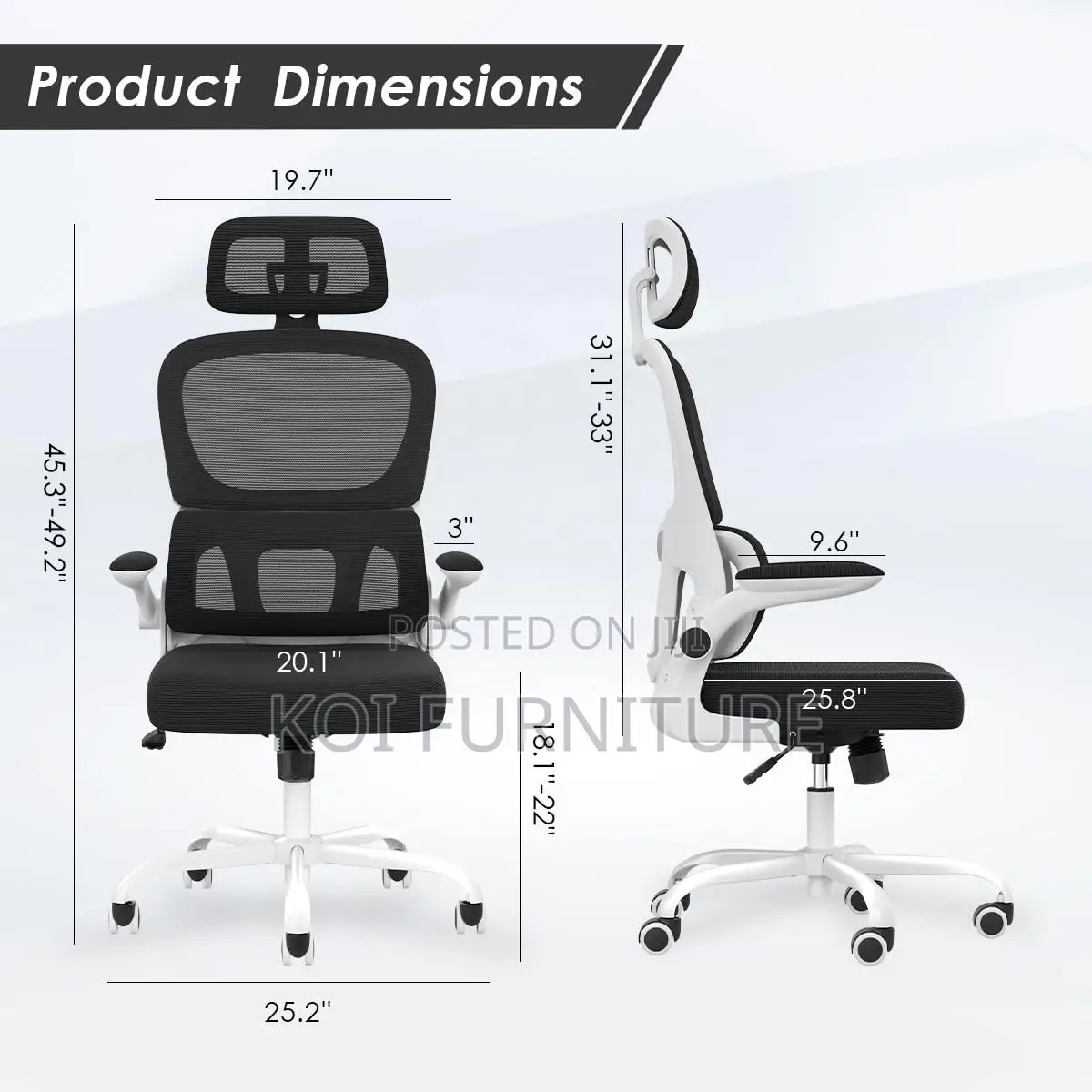 Office Chairs; Fabric Ergonomic Orthopedic Office Seats