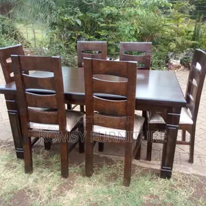 6 Seater Walnut Dining Set