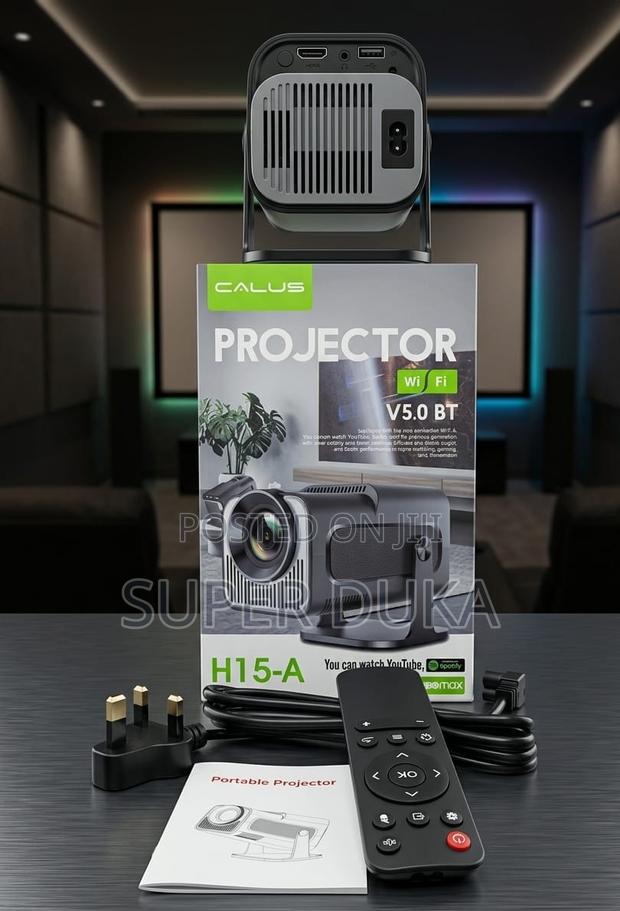Calus H15-a Projector,720p Android 11,Wifi 6 Bluetooth 85" Cinema - thumbnail 2