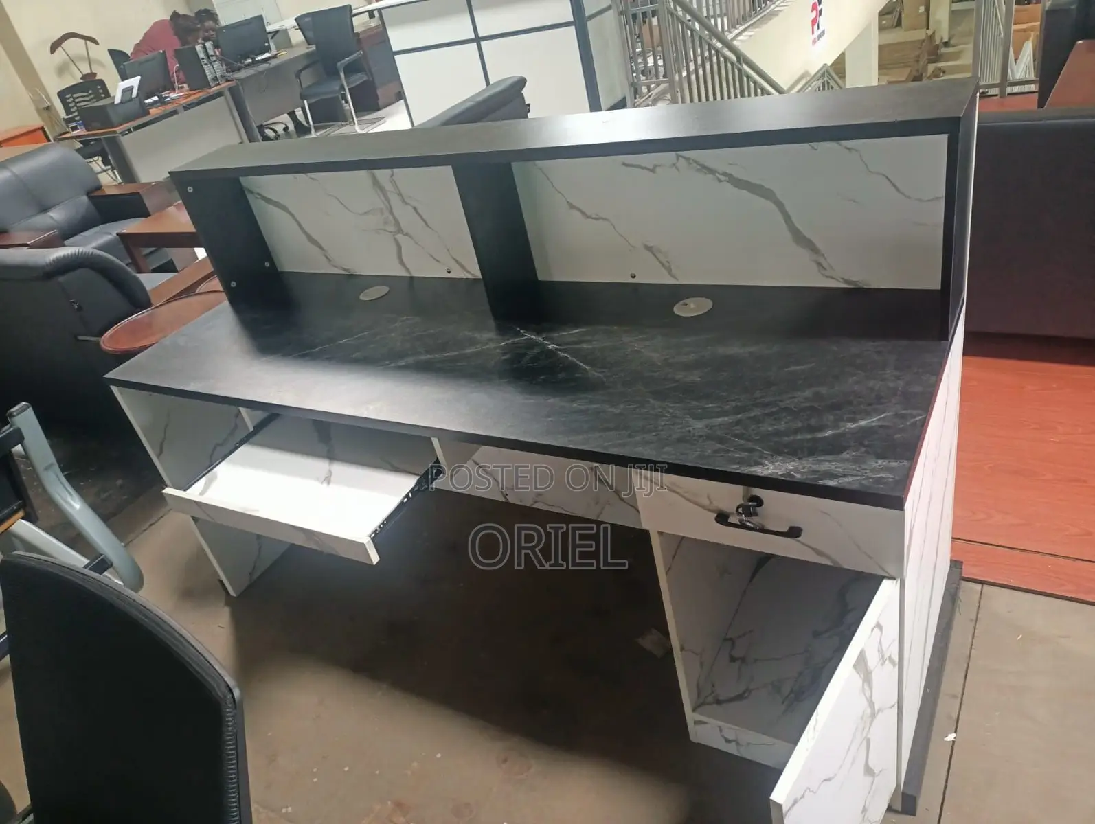 Reception Desks: 1.8m Office Reception Desk With Modern Design