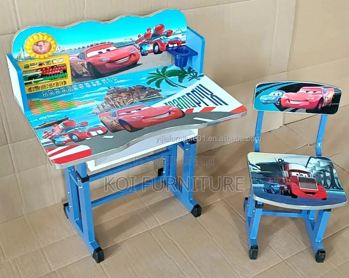 Home Desk; Students Home Schooling Desk Chair Set