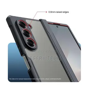 Samsung Galaxy Z Fold 6 Shockproof Transparent Case With Built-in Scre