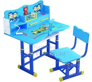 Home Desk; Students Home Schooling Desk Chair Set