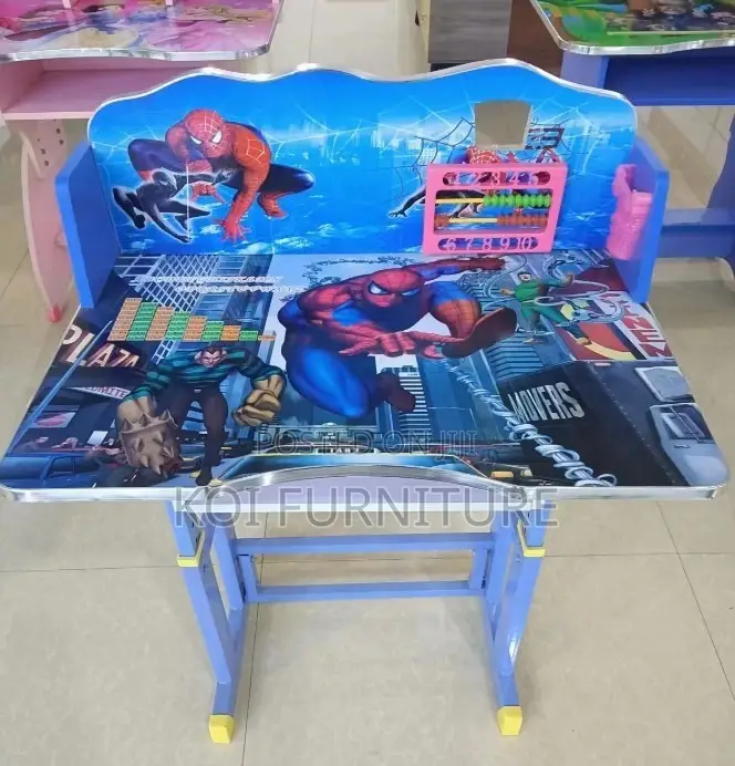 Home Desk; Students Home Schooling Desk Chair Set
