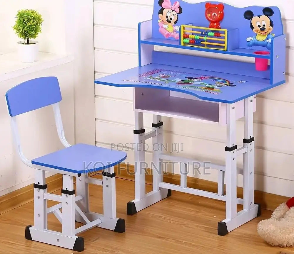 Home Desk; Students Home Schooling Desk Chair Set