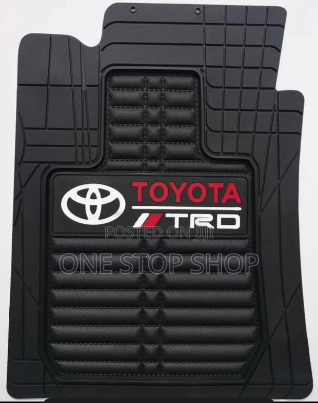 5pc Toyota 4*4 Cars Branded Waterproof Carpet 3d Mats