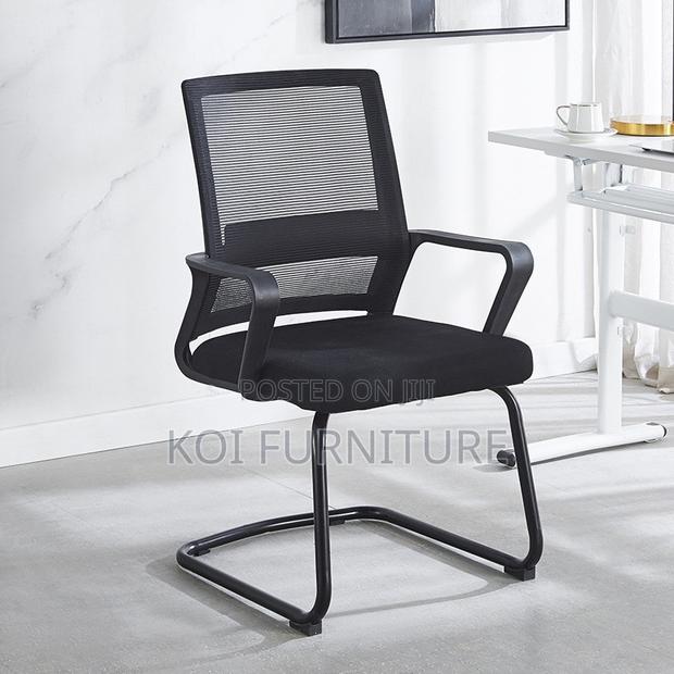 Office Chairs; Sled Base Mesh Fabric Office Chairs - thumbnail 3