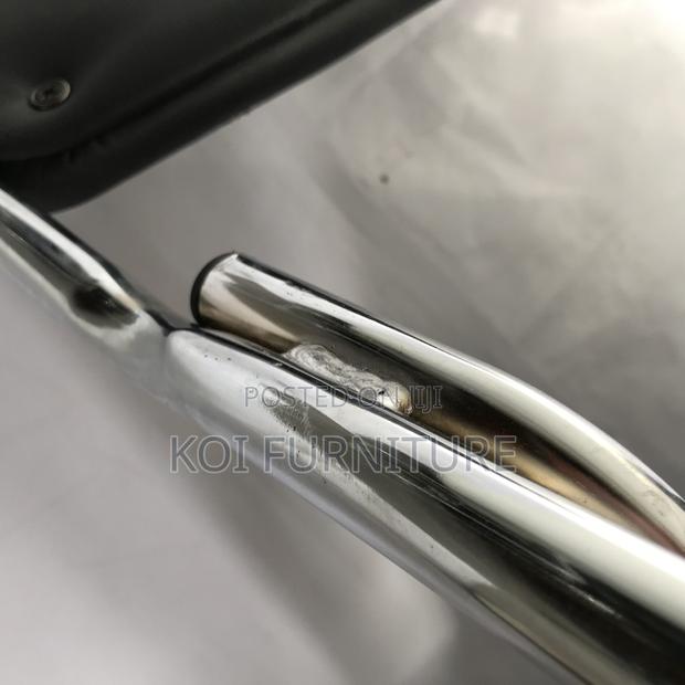Office Chairs; Chrome Visitor Office Seat - thumbnail 5
