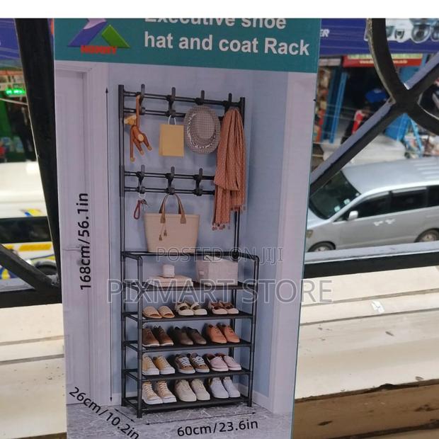 Shoe Rack:; Quality Shoe Rack With Hangers - thumbnail 3