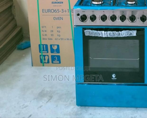 Euroken 60×65 3+1 Cooker – Electric Oven, Timer, Light, Auto Ignition.