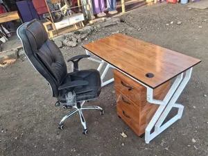 Pedestal+Office Table