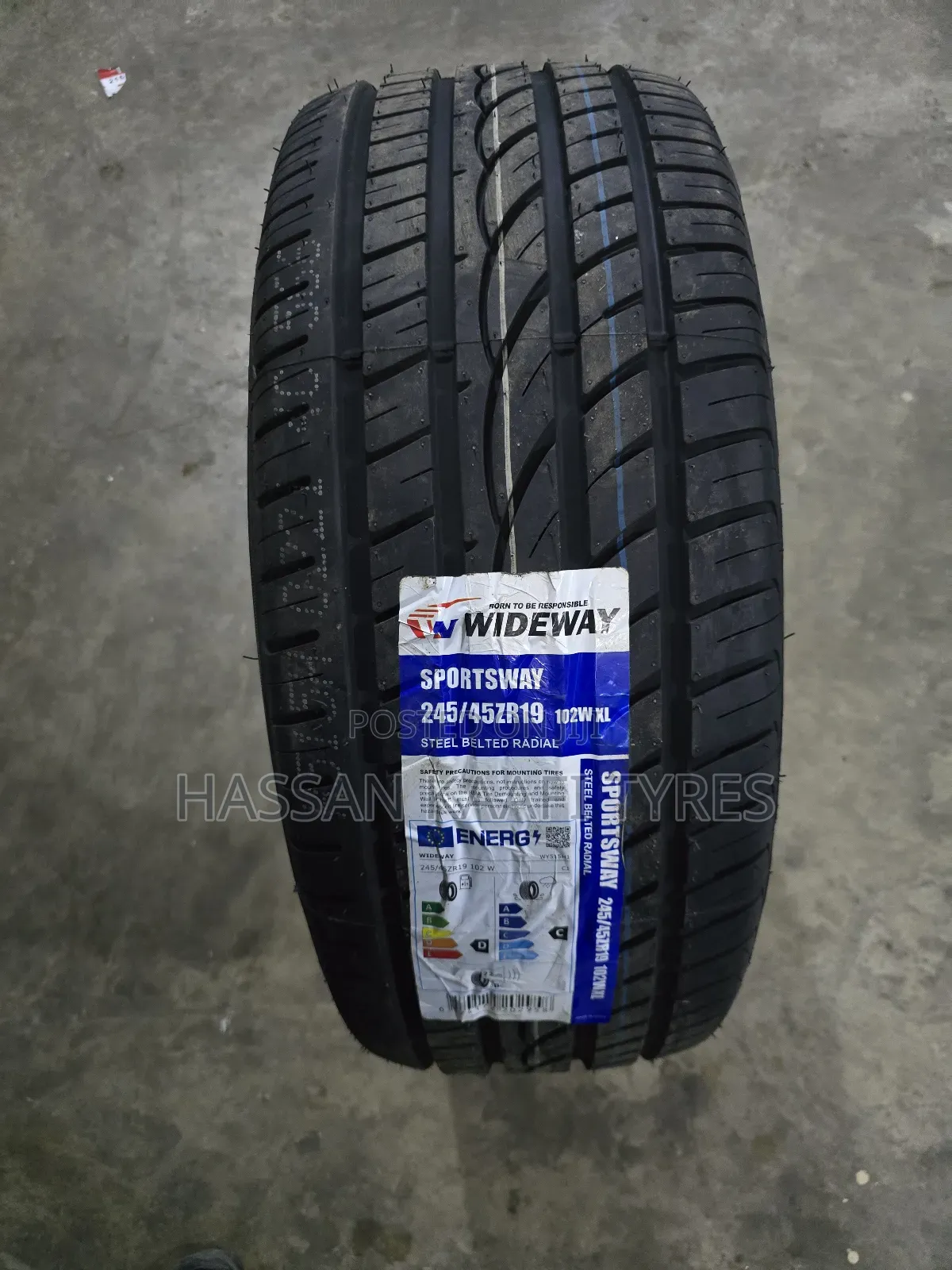 245/45r19 Wideway Tyre