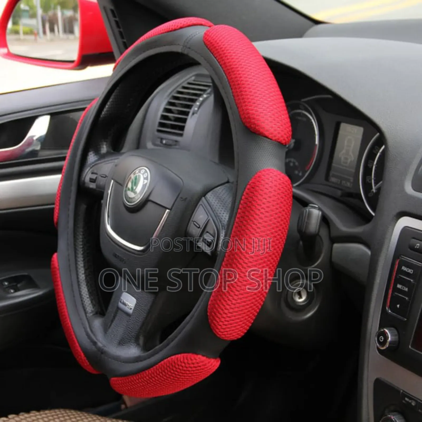 Breathable Cloth Steering Wheel Cover