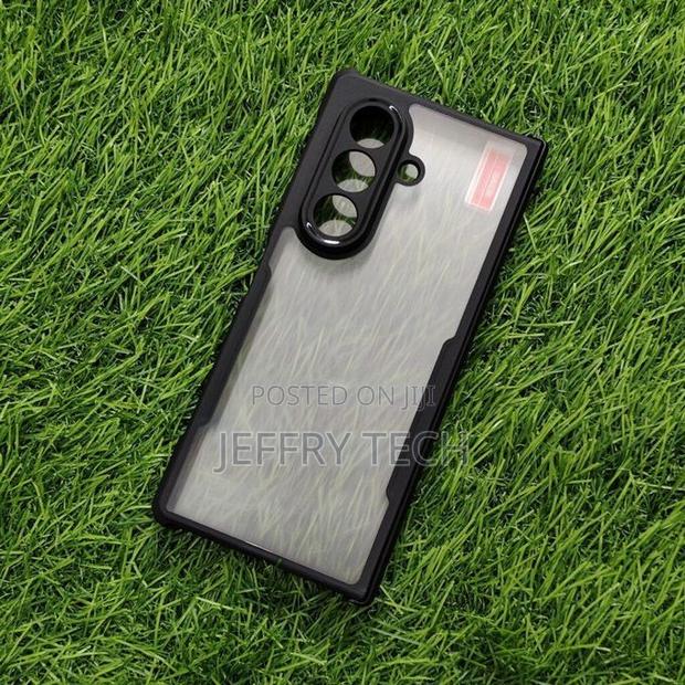 Xundo Samsung Galaxy Z Fold 7 Transparent Back Cover With Glass Protec
