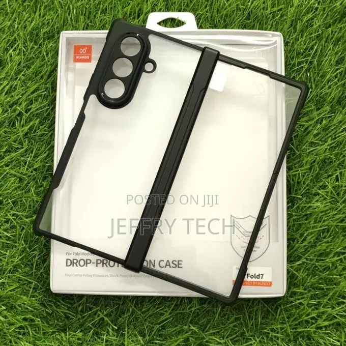 Xundo Samsung Galaxy Z Fold 7 Transparent Back Cover With Glass Protec