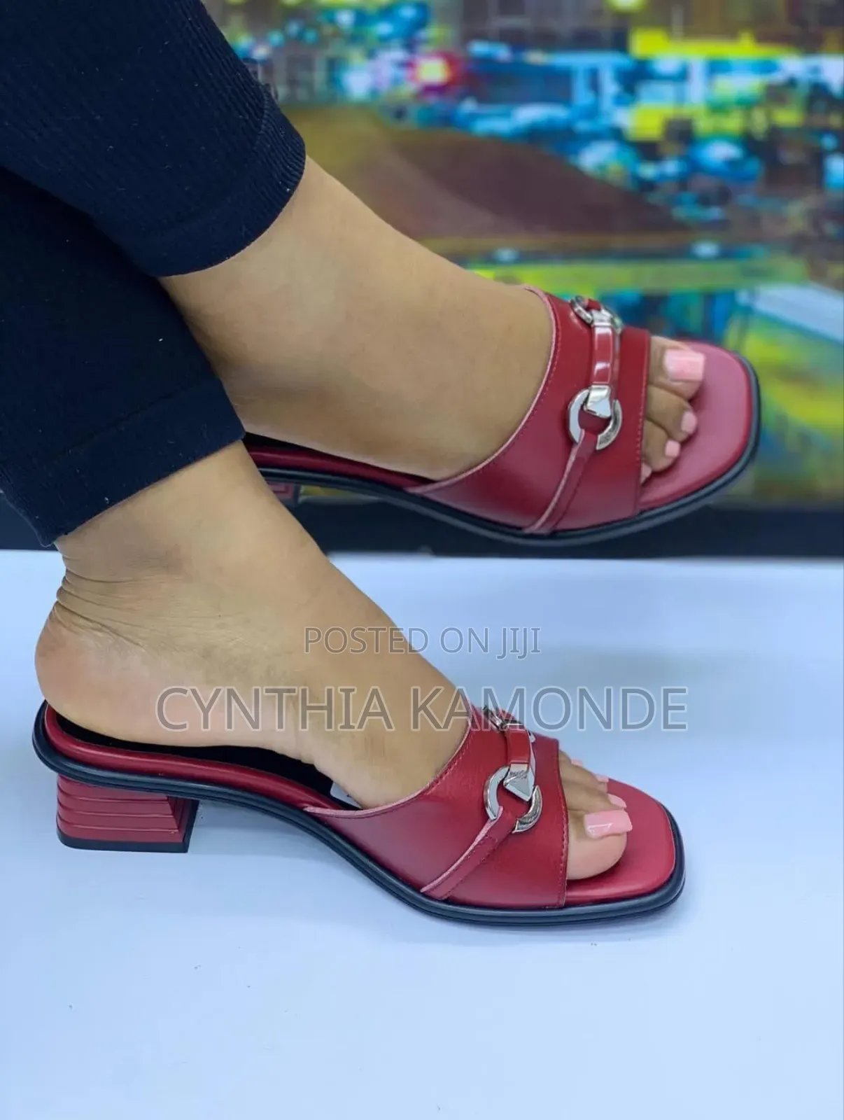 Low Heel Open Shoes