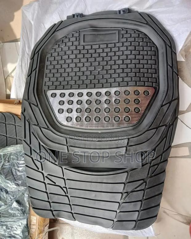 Black Universal Waterproof Carpet Mats - main view